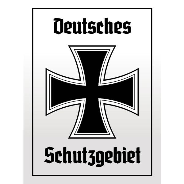 Blechschild - EK Schutzgebiet