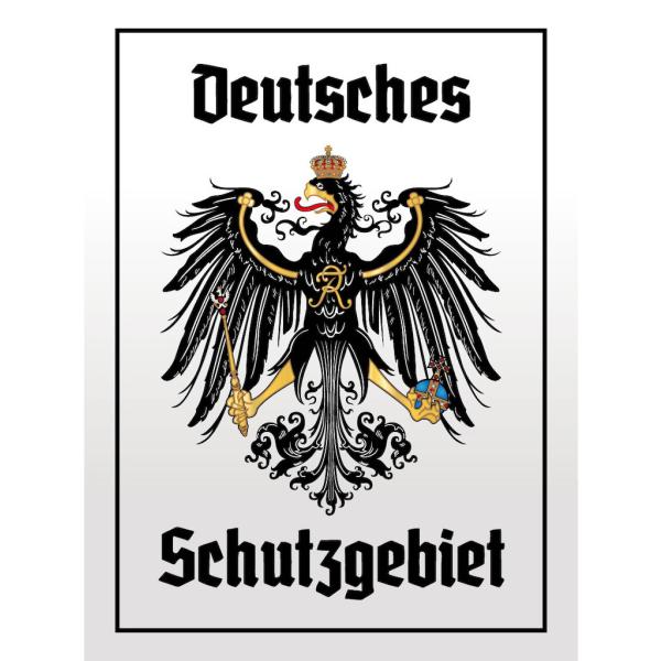 Blechschild - Adler Schutzgebiet