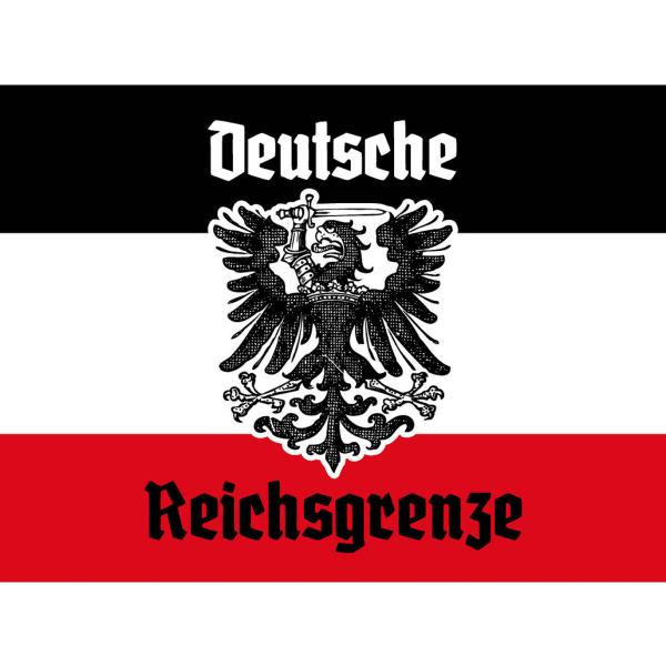 Blechschild - Adler D. Reichsgrenze