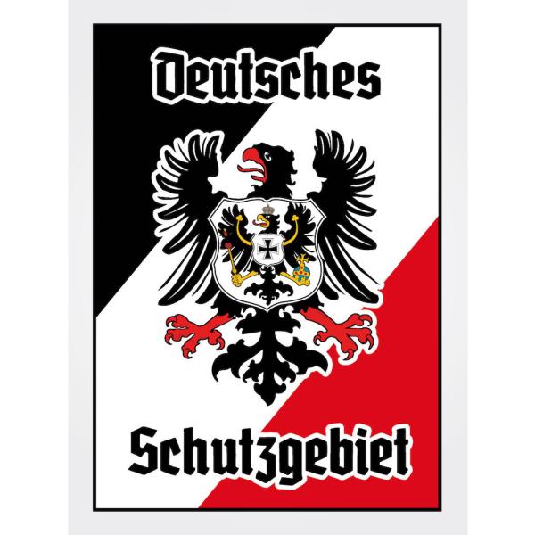 Blechschild - Adler Schutzgebiet