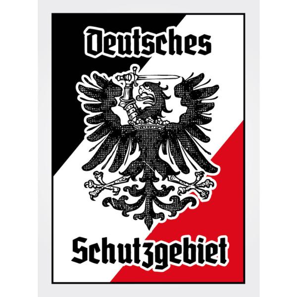 Blechschild - Adler Schutzgebiet