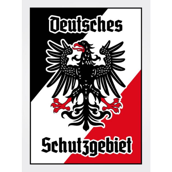 Blechschild - Adler Schutzgebiet