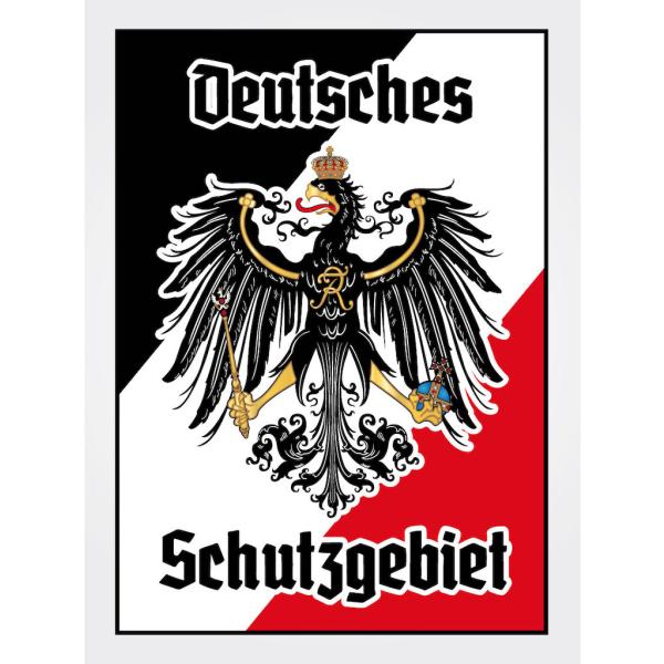 Blechschild - Adler Schutzgebiet