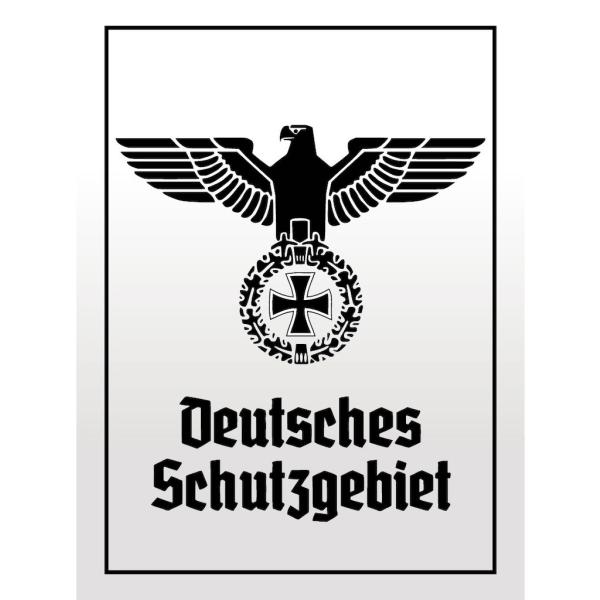 Blechschild - Adler D Schutzgebiet