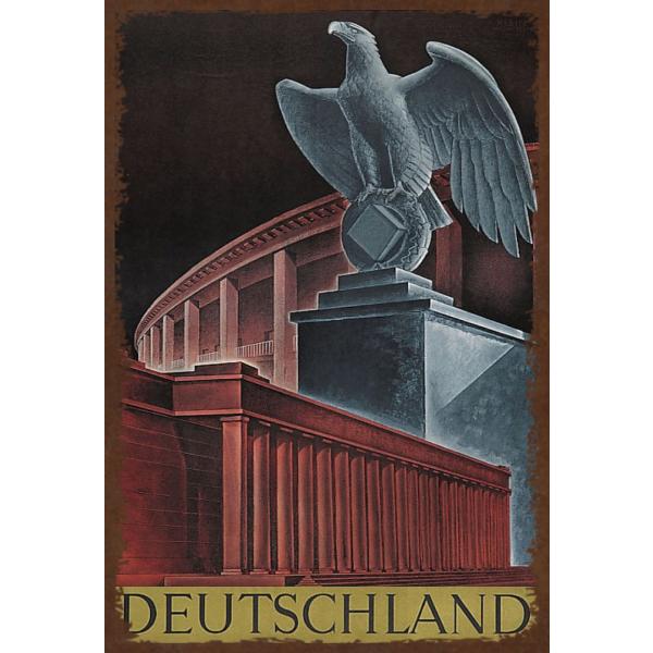 Blechschild - Adler - historisch