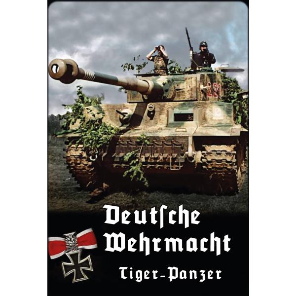 Blechschild - Tiger - historisch