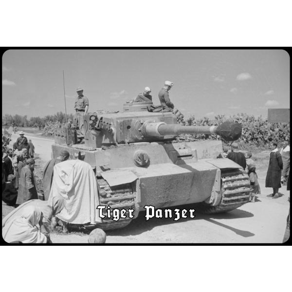 Blechschild - Tiger Panzer - historisch