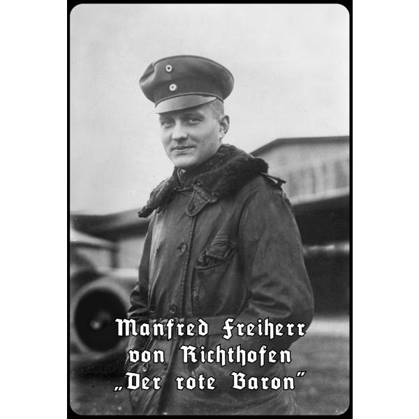 Blechschild - Richthofen - historisch