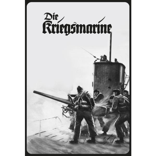 Blechschild - Die Kriegsmarine - historisch