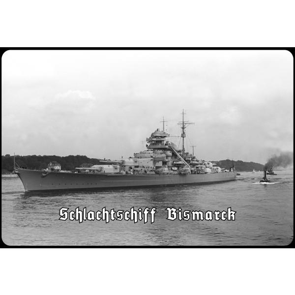 Blechschild - Bismarck - historisch