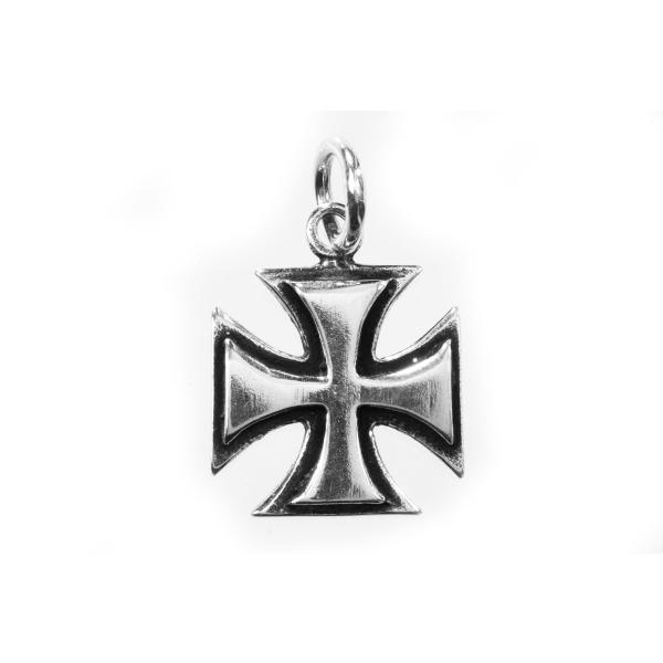 Schmuck Anhänger EISERNES KREUZ 2,4 cm Vintage Silber