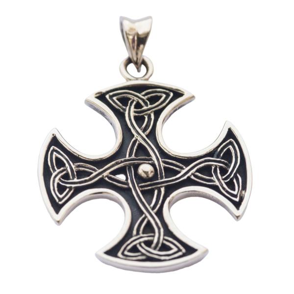 Schmuck Anhänger CELTIC CROSS Ø 2.9 cm Bronze