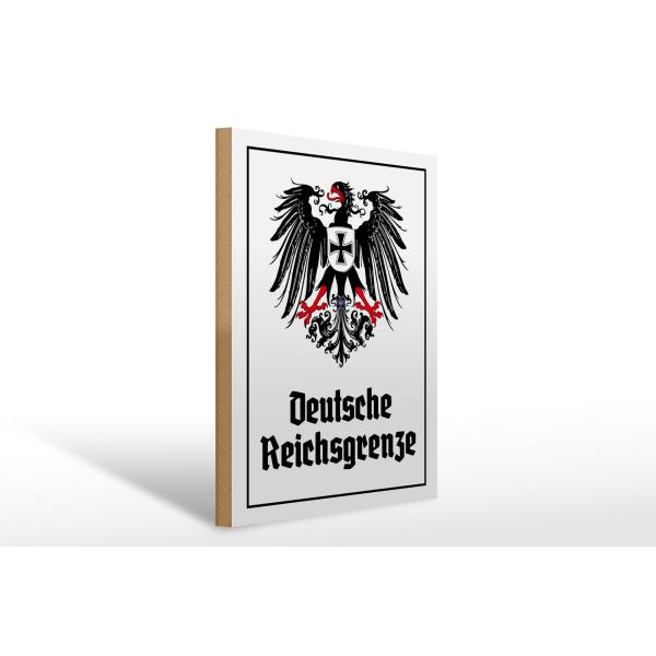 Holzschild - Adler D. Reichsgrenze