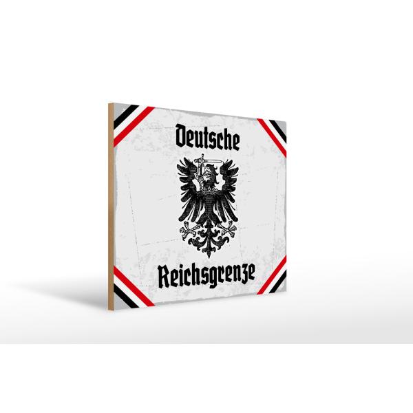 Holzschild - Adler D. Reichsgrenze