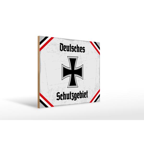 Holzschild - EKD Schutzgebiet