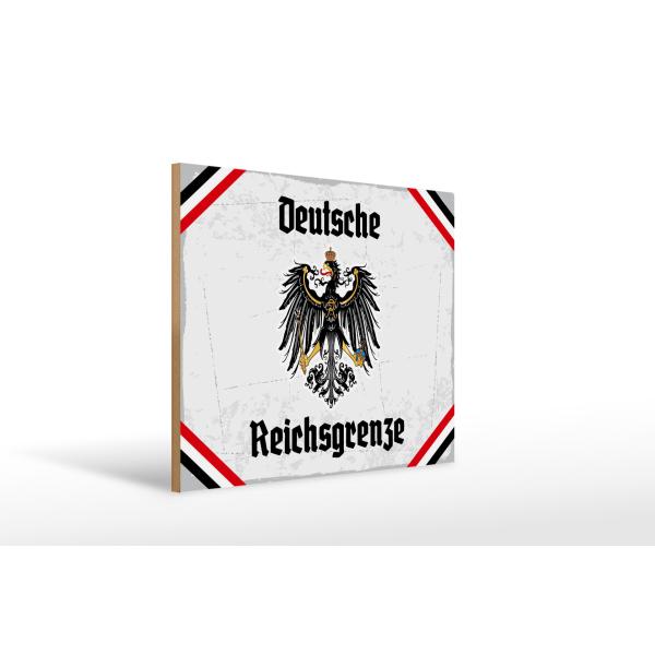 Holzschild - Adler D. Reichsgrenze