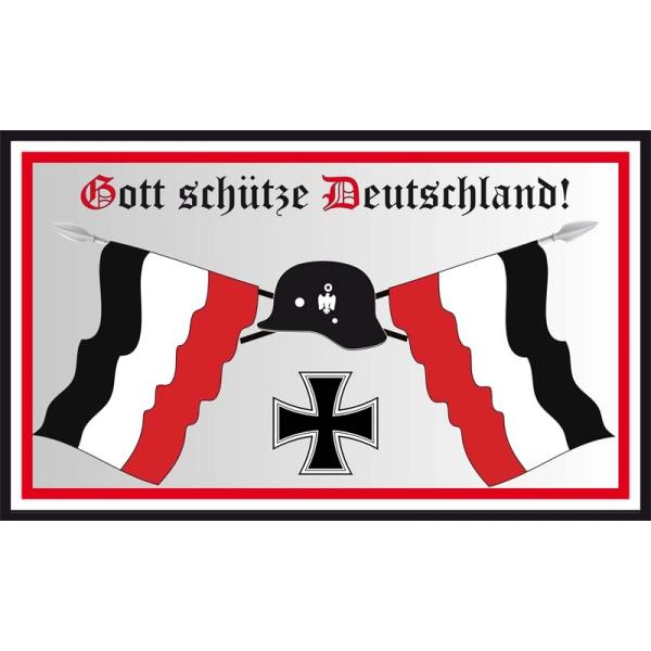 DR- Gott schütze Deutschland Flagge 90x150 cm