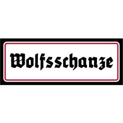 Blechschild - Wolfsschanze 10