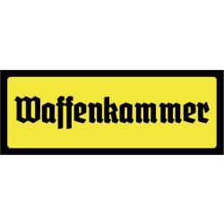 Blechschild - Waffenkammer6