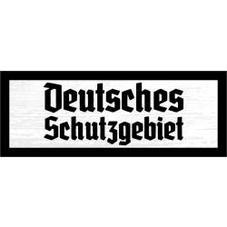 Blechschild - Schutzgebiet2