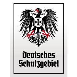 Blechschild - Adler D Schutzgebiet