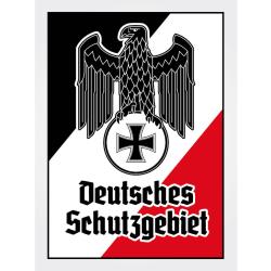 Blechschild - Adler D Schutzgebiet