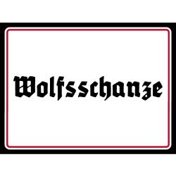 Blechschild - Wolfsschanze