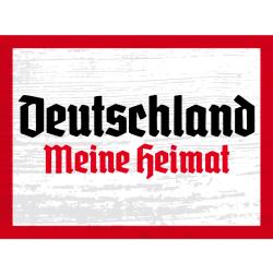 Blechschild - Deutschland meine Heimat