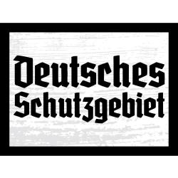 Blechschild - D. Schutzgebiet