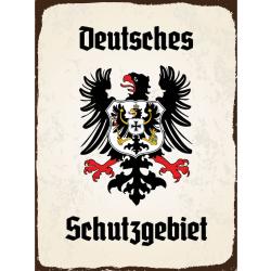 Blechschild - Adler Schutzgebiet