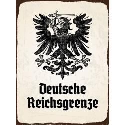 Blechschild - Adler D. Reichsgrenze