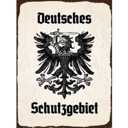 Blechschild - Adler Schutzgebiet