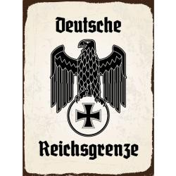 Blechschild - Adler Reichtsgrenze