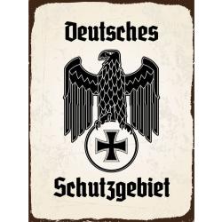 Blechschild - Adler Schutzgebiet