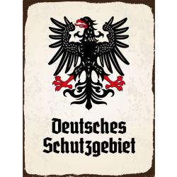 Blechschild - Adler D Schutzgebiet