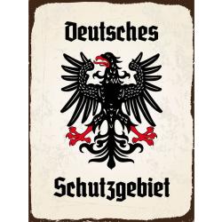 Blechschild - Adler Schutzgebiet