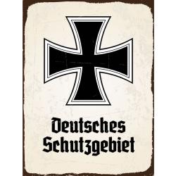 Blechschild - EK D Schutzgebiet