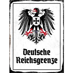 Blechschild - Adler D. Reichsgrenze