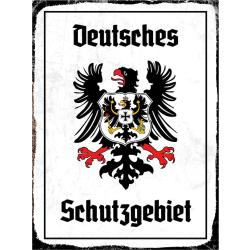 Blechschild - Adler Schutzgebiet