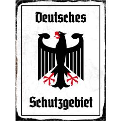 Blechschild - Adler Schutzgebiet