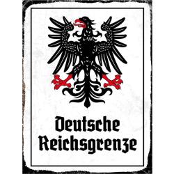 Blechschild - Adler D. Reichsgrenze