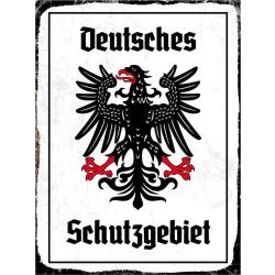 Blechschild - Adler Schutzgebiet