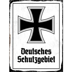 Blechschild - EK D Schutzgebiet