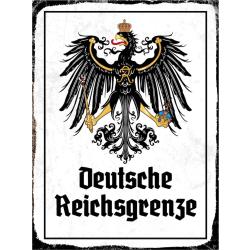 Blechschild - Adler D. Reichsgrenze