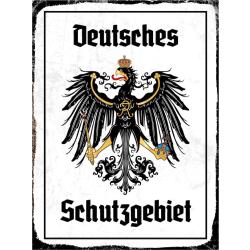 Blechschild - Adler Schutzgebiet