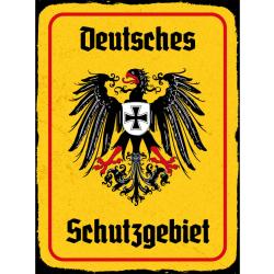 Blechschild - Adler Schutzgebiet