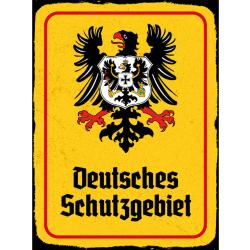 Blechschild - Adler D Schutzgebiet