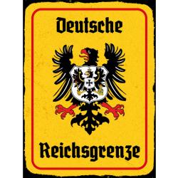 Blechschild - Adler Reichtsgrenze