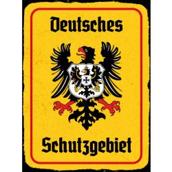 Blechschild - Adler Schutzgebiet