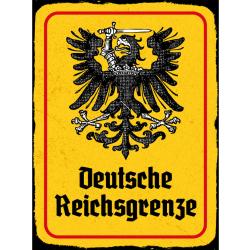 Blechschild - Adler D. Reichsgrenze